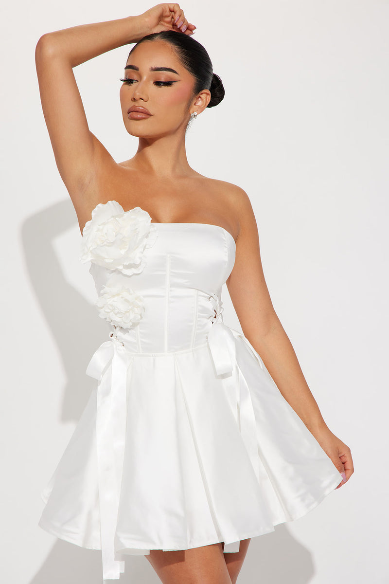 Laurel Mini Dress - White | Fashion Nova, Dresses | Fashion Nova