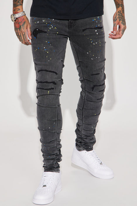 Black skinny sales jeans fashion nova