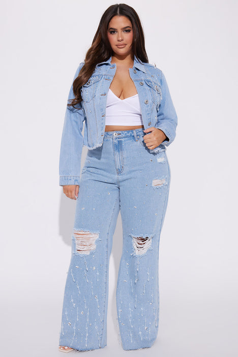 Wide leg sales jeans fashion nova