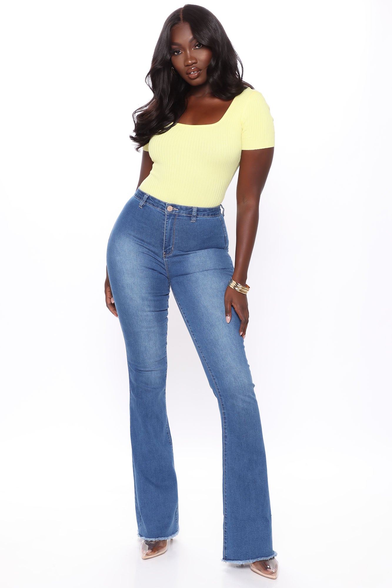 Valentina high rise flare hot sale jeans