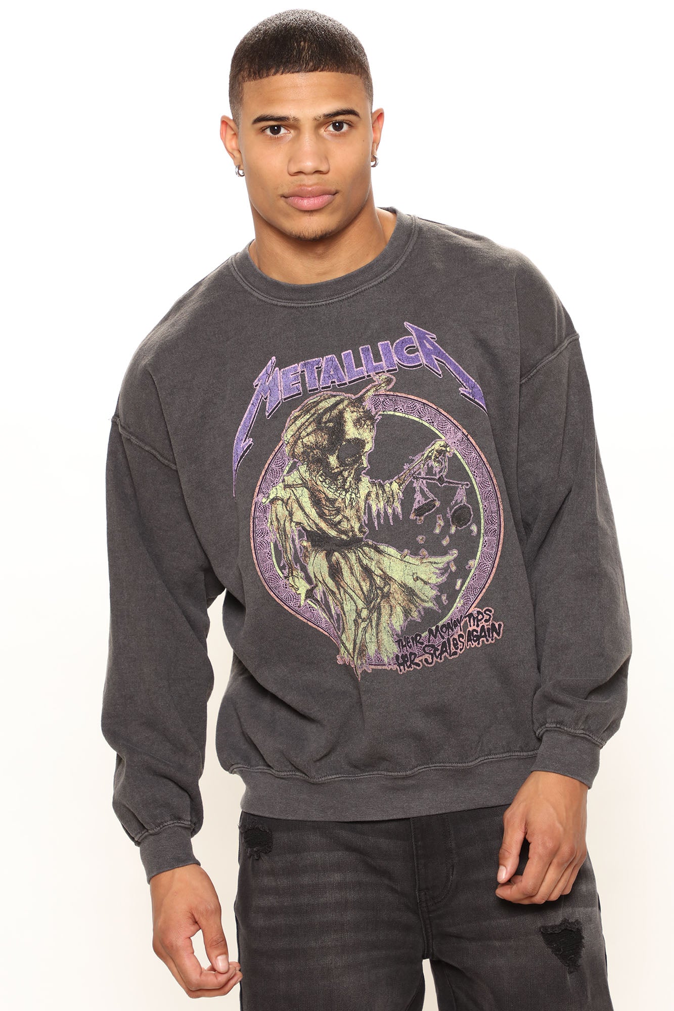 Metallica deals crew neck