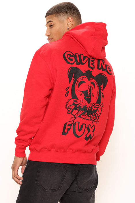 Fashion nova red store hoodie