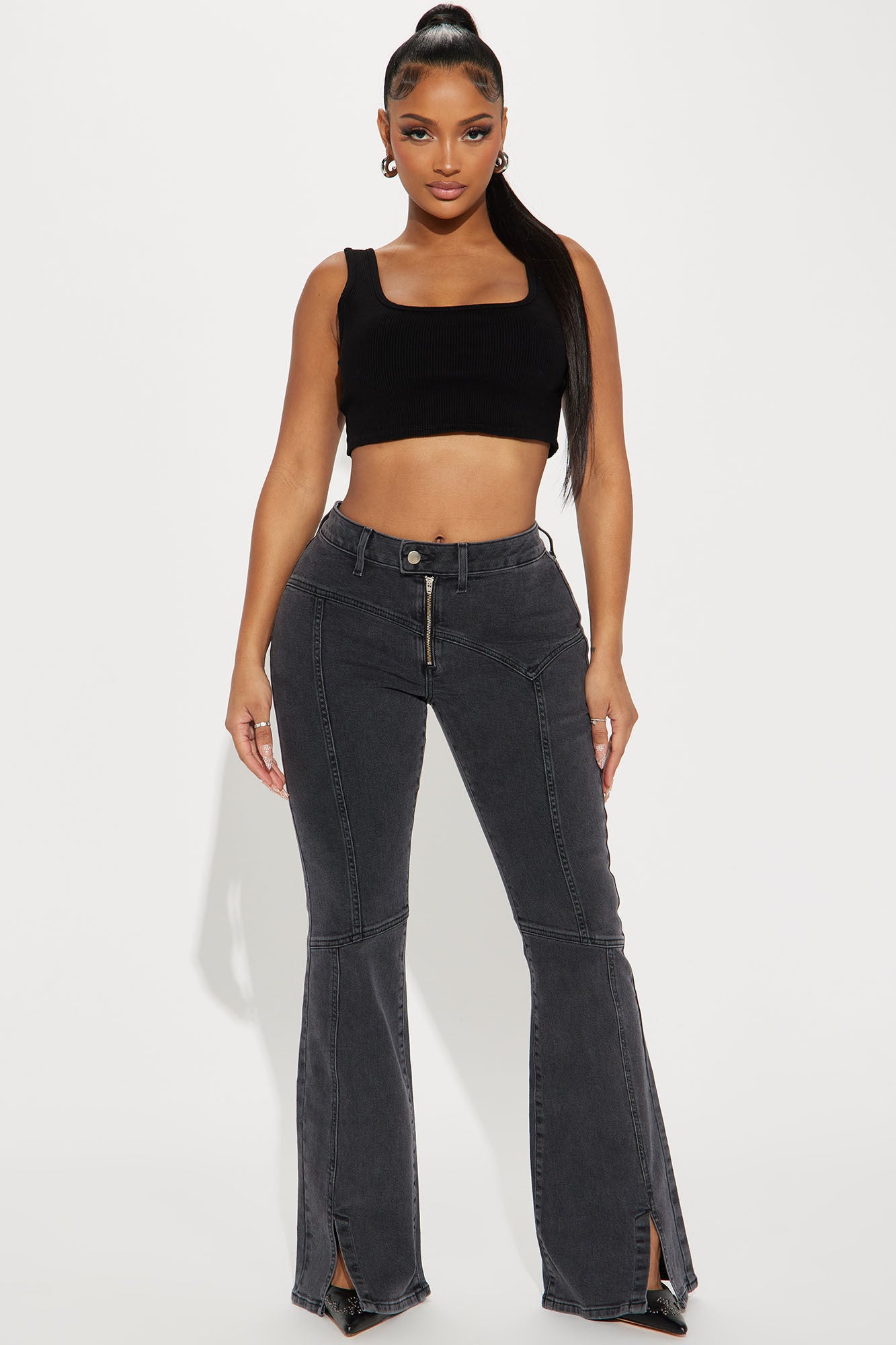 Jeans flare donna on sale