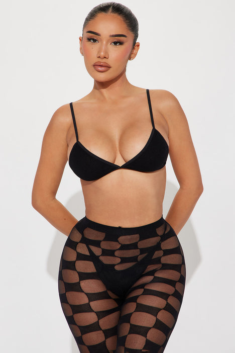 Fashion nova fishnet shorts top