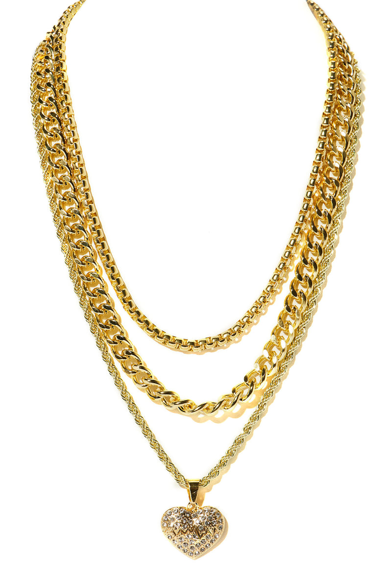 No Hard Feelings 3 Piece Chain Necklace - Gold | Fashion Nova, Mens ...