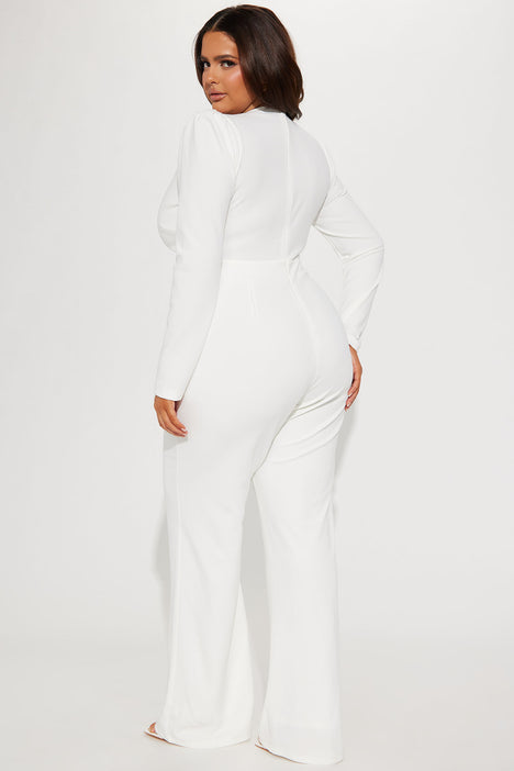 Bailey Embellished Jumpsuit White