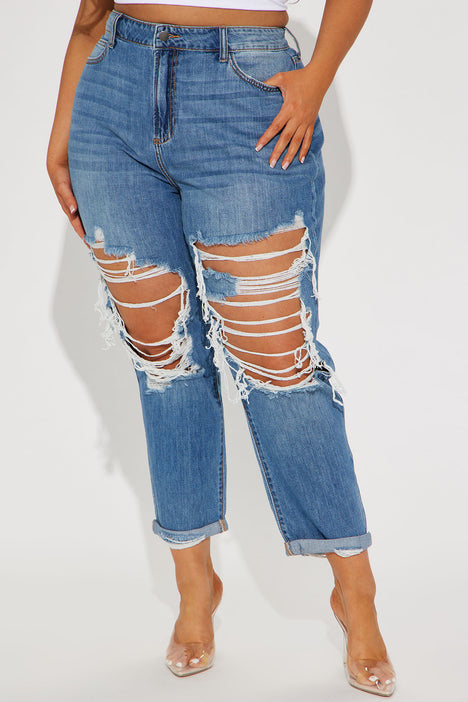 Jax distressed high rise jeans sales