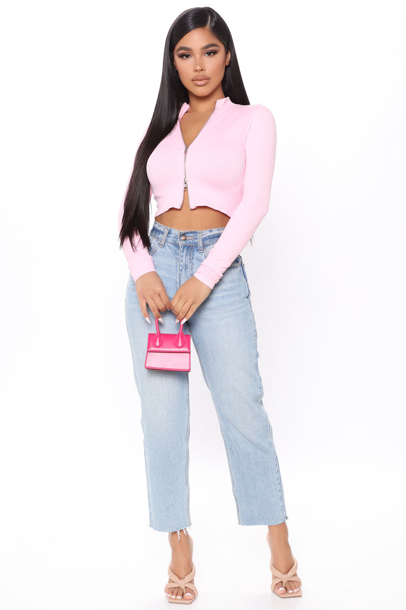 Never Too Faced Top - Pink | Fashion Nova, Knit Tops | Fashion Nova