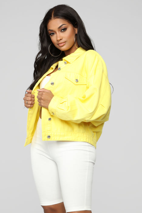 That s On Me Jacket Yellow Fashion Nova Jackets Coats