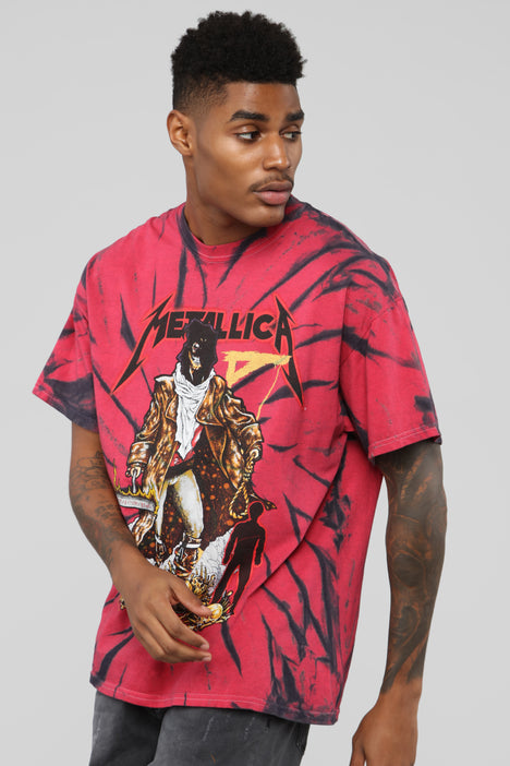Metallica tie dye t shirt hot sale