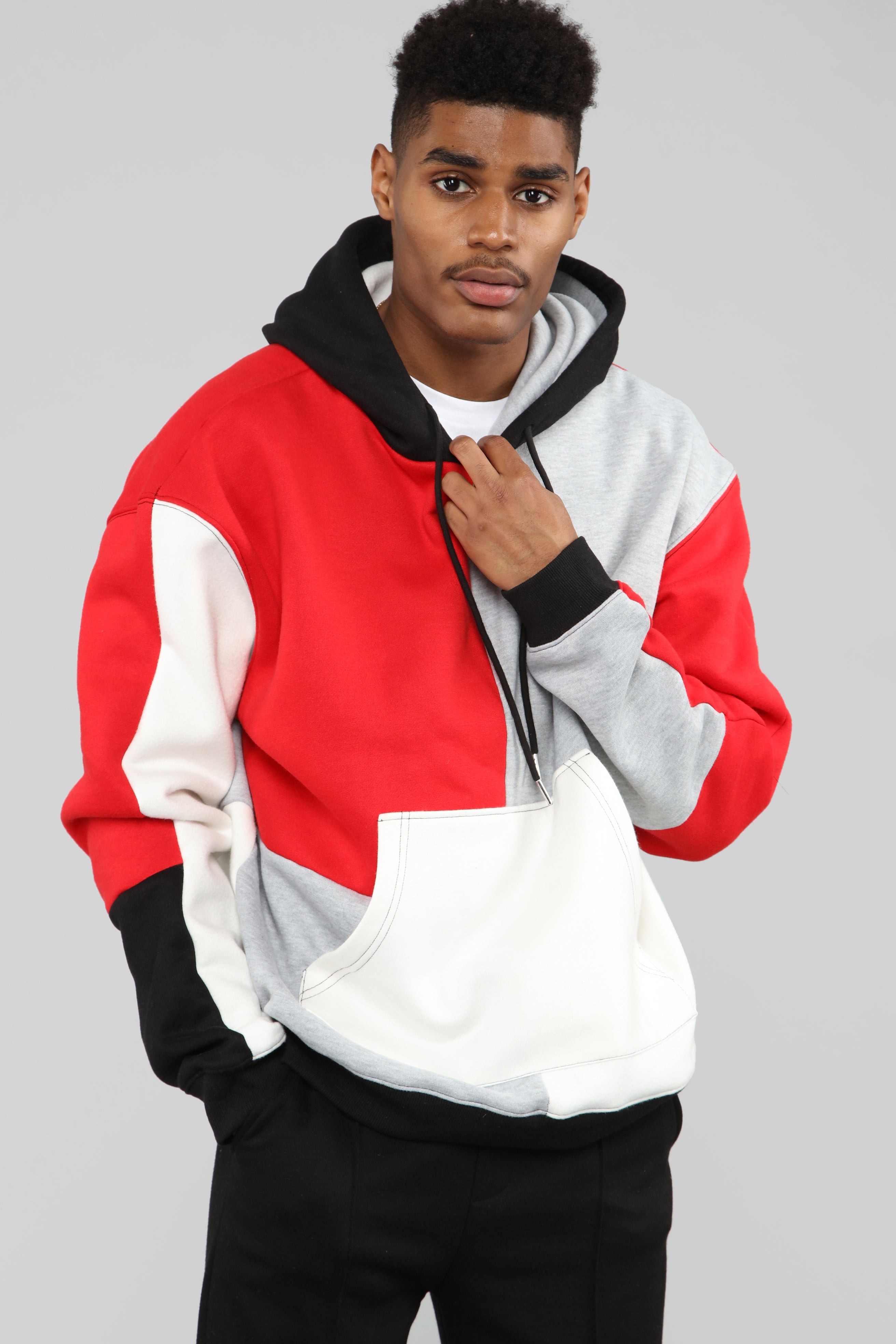 80s hoodie style top