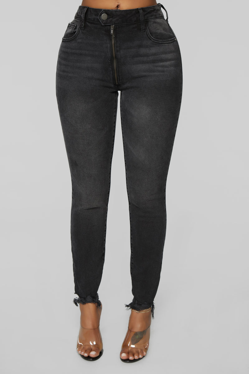Zip Zip Hooray High Rise Jeans - Black | Fashion Nova, Jeans | Fashion Nova