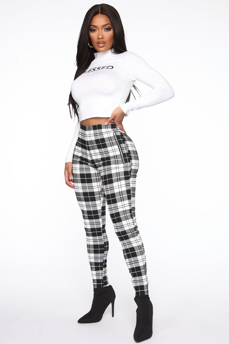Fashion nova clearance plaid pants