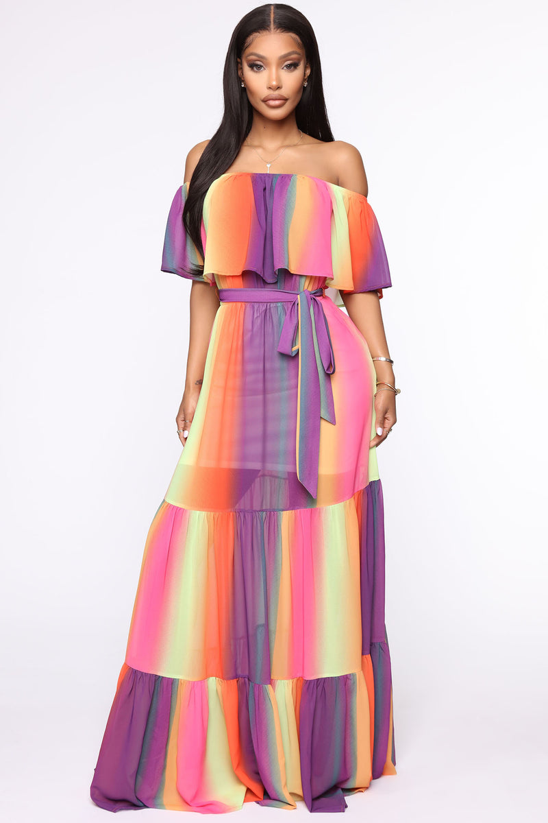 Pride And Joy Maxi Dress - Multi Color | Fashion Nova, Dresses ...