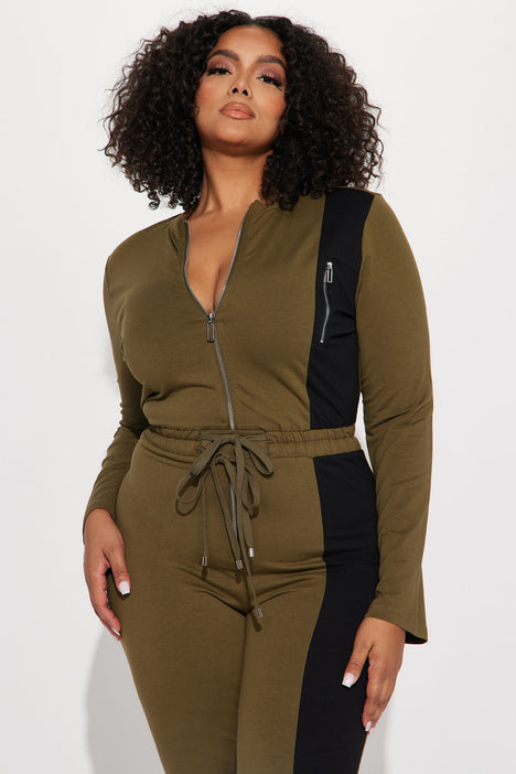 Fashion nova racer best sale jumpsuit