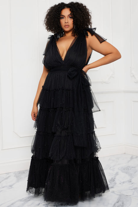 Black shop tulle dress