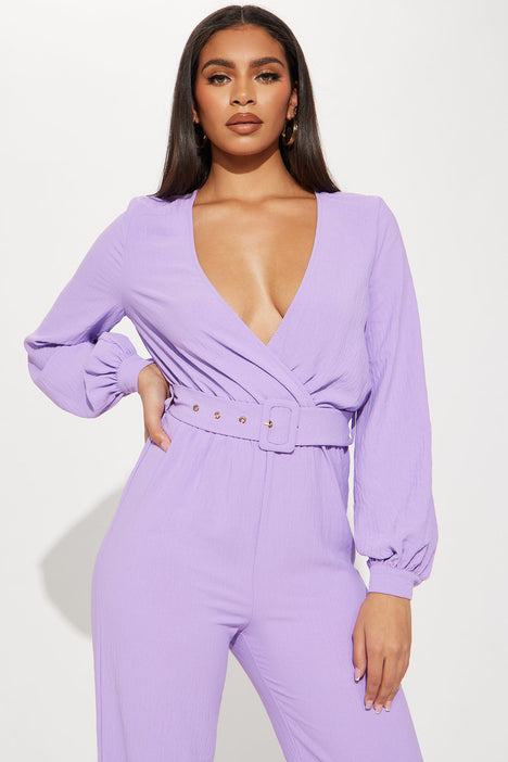 Womens clearance lavender jumpsuit