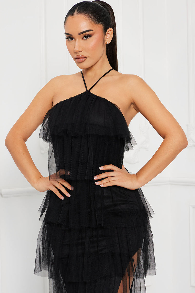 Kiss Me Better Tulle Maxi Dress - Black | Fashion Nova, Dresses ...