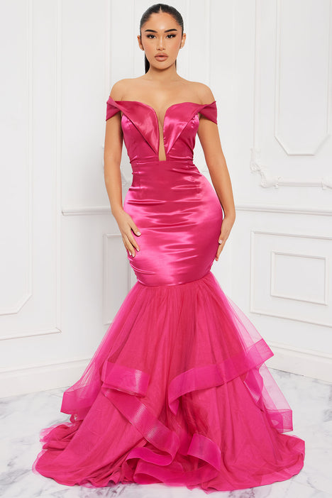 Mermaid style deals maxi dress