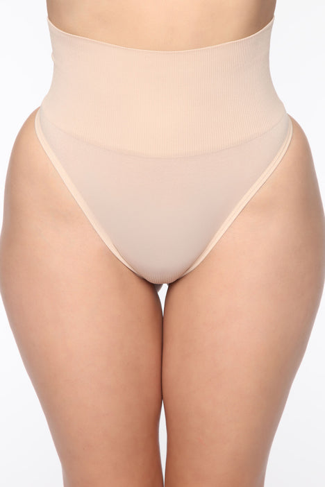 Women Tummy Control High Waist Thong Girdle Panty Seamless