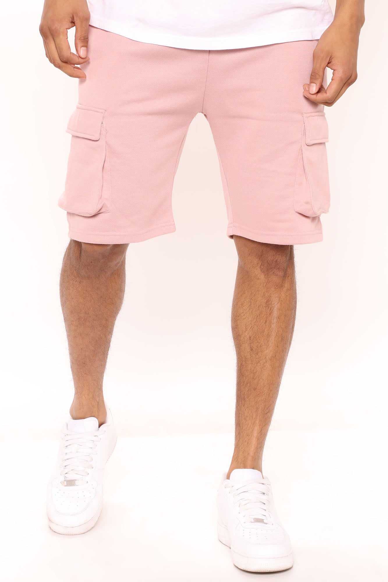 Mens pink cargo shorts discount