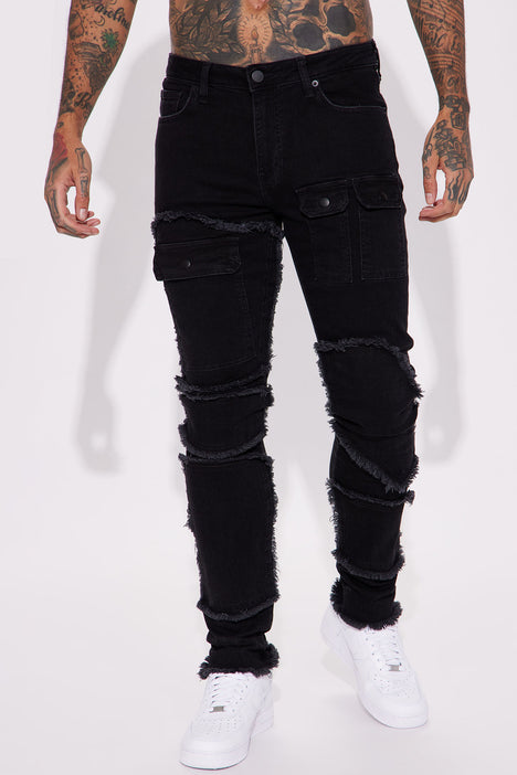 Be Rowdy Stacked Skinny Jeans - Black