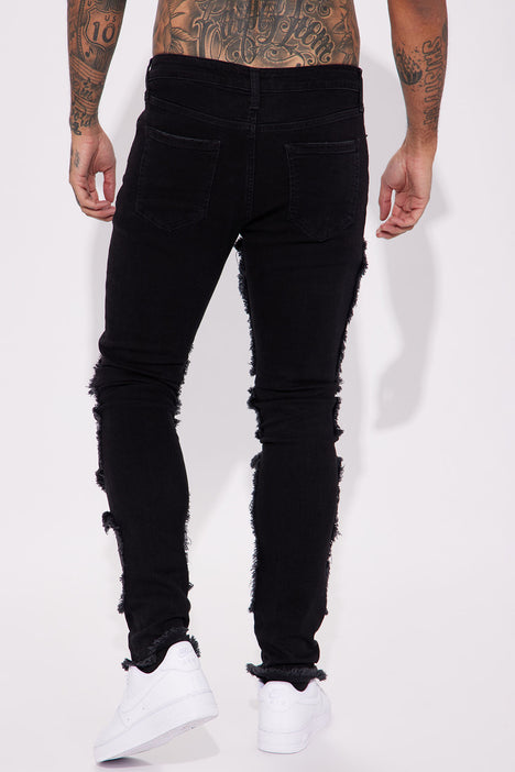Stacked skinny sales black jeans