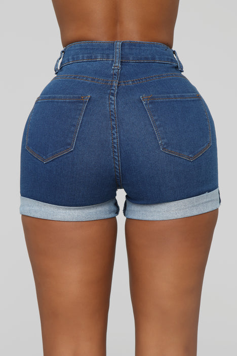 Carter Denim Shorts MediumWash Fashion Nova Jean Shorts