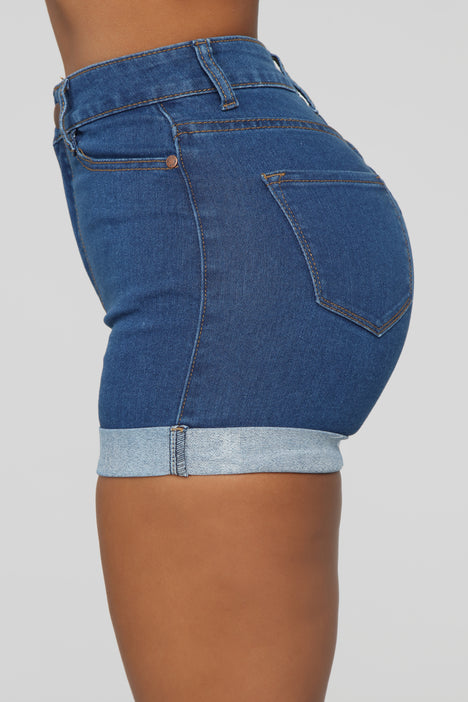 Carter denim shorts fashion nova sales