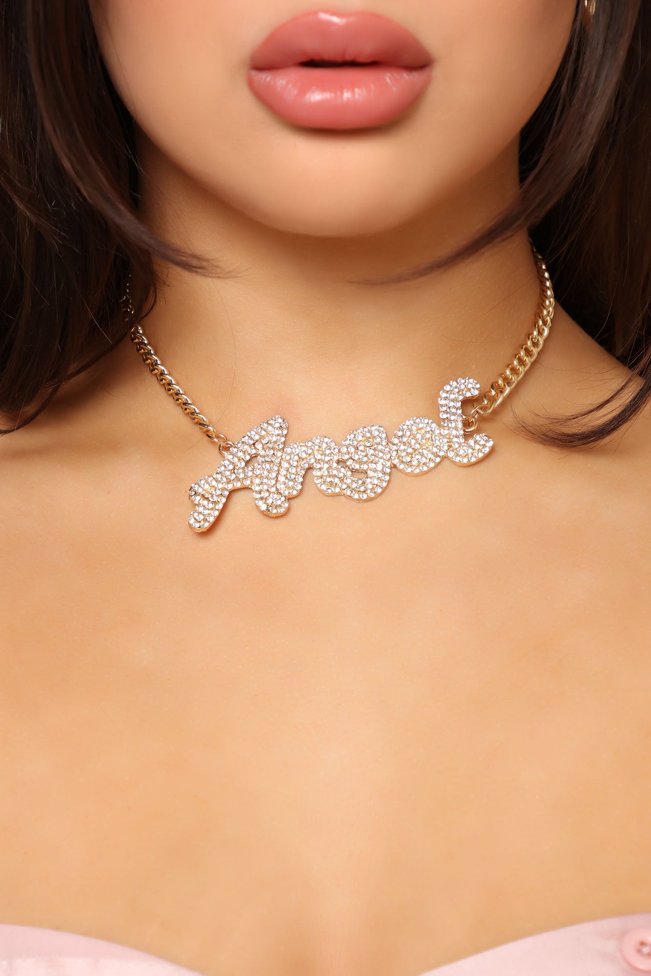 Angel sales rhinestone choker