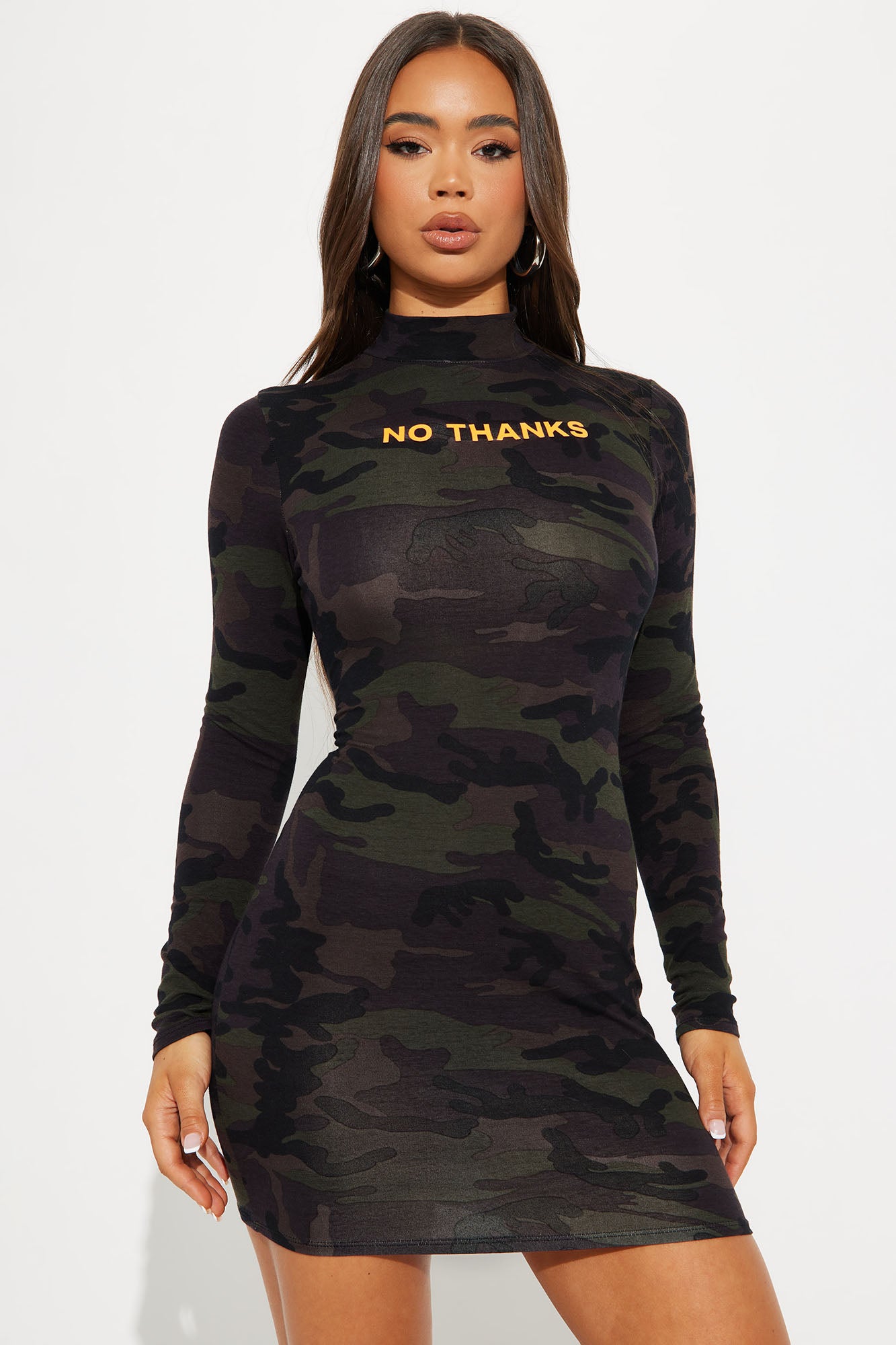 Camo dress top fashion nova