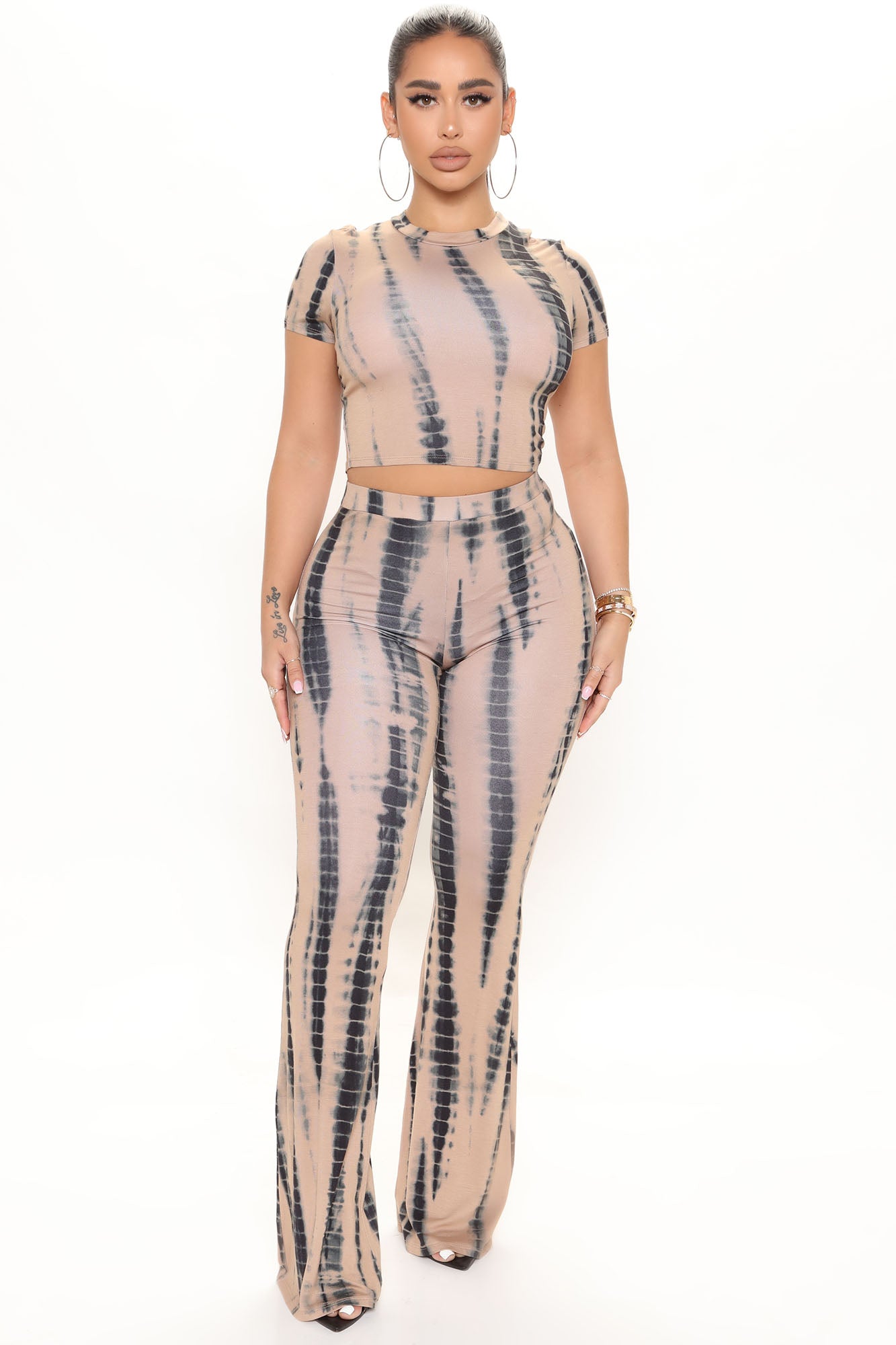 2 piece tie discount dye pants set