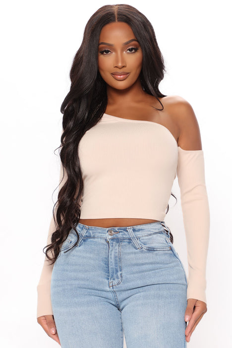 One shoulder best sale tops fashion nova