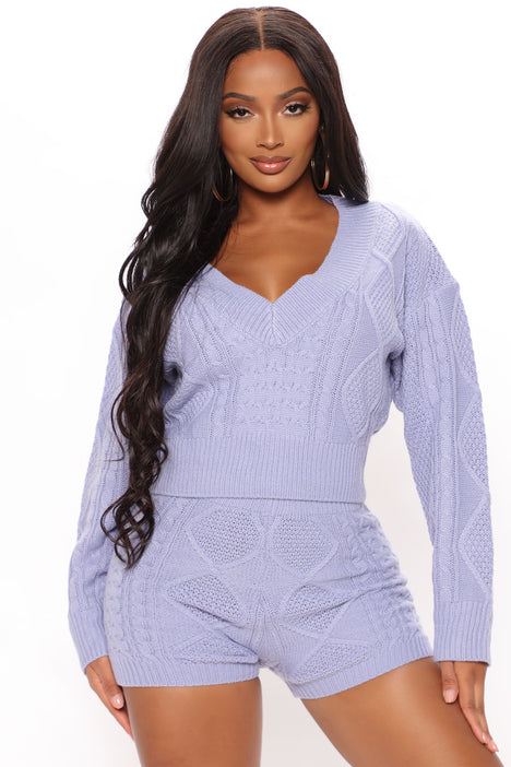 Periwinkle sweater best sale set