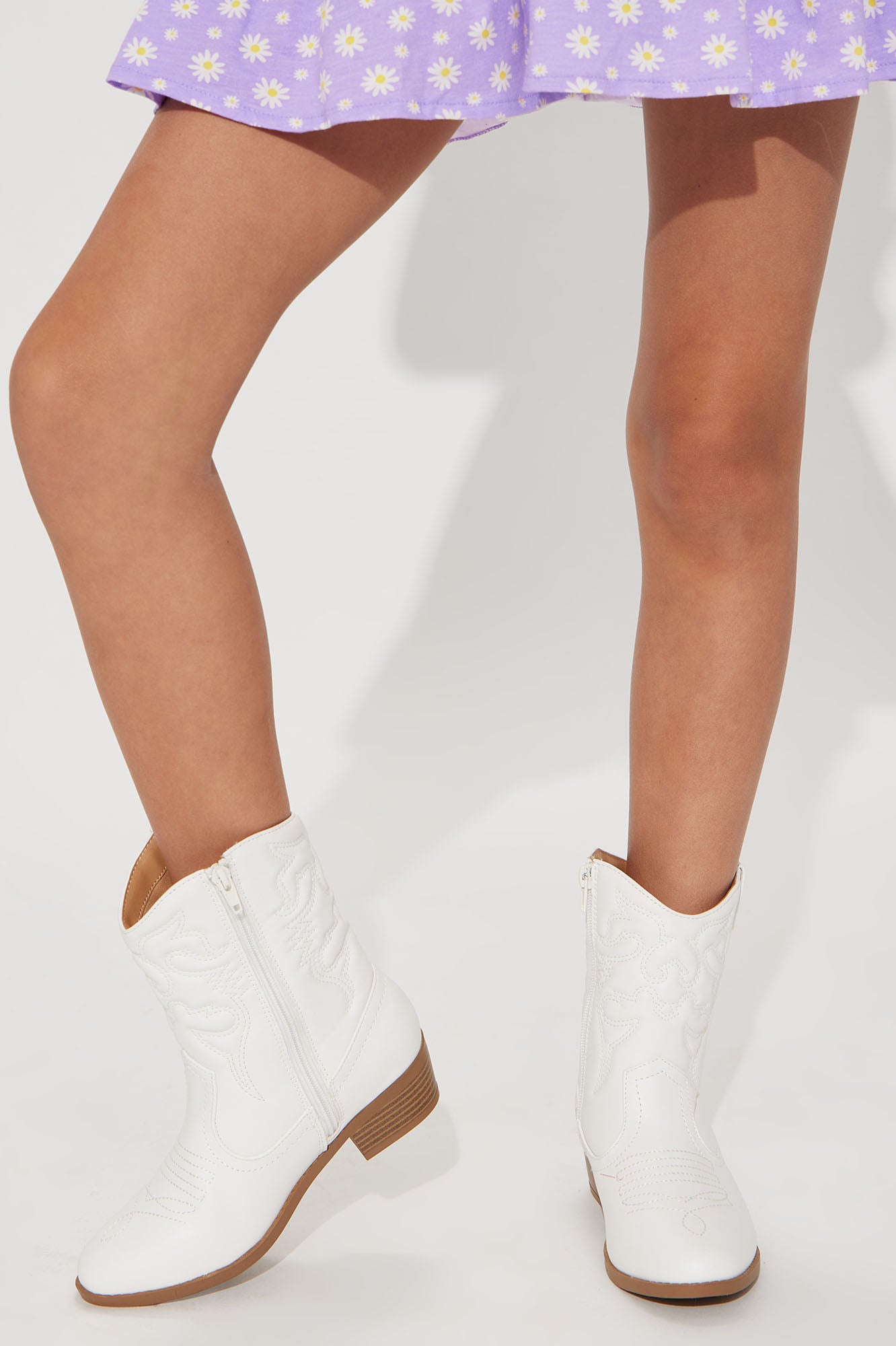 Girls white cowgirl shop boots