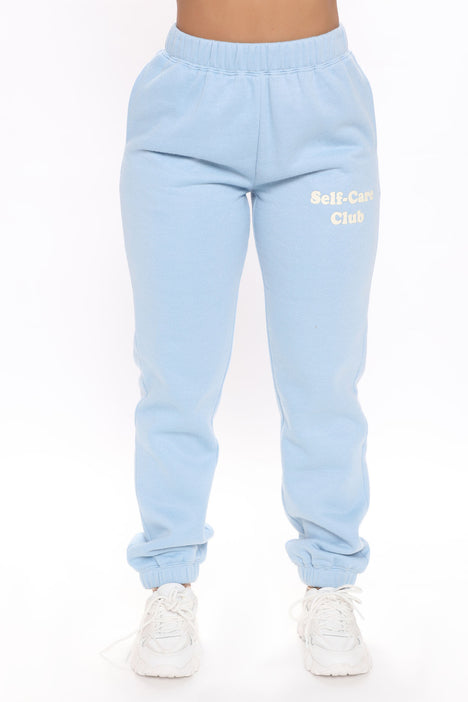 Baby blue sweatpants womens sales