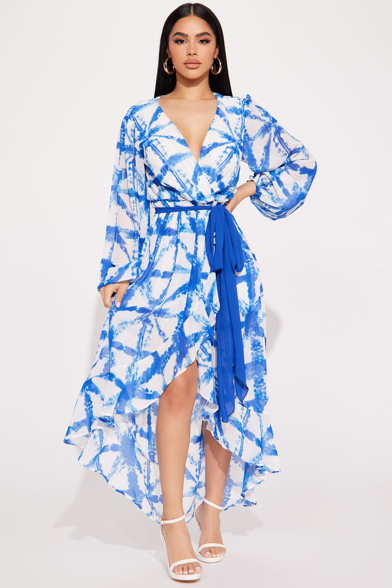 Ella Midi Dress - Blue | Fashion Nova, Dresses | Fashion Nova