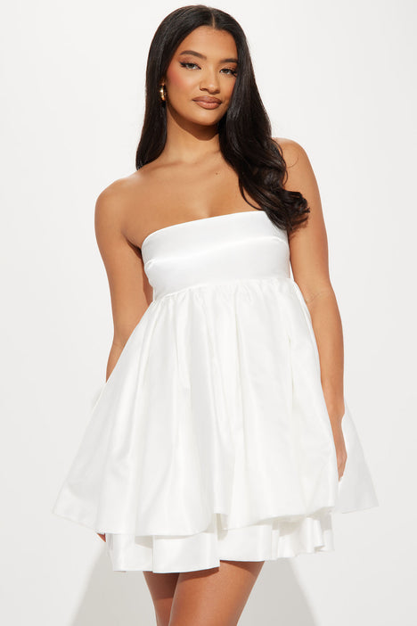 White babydoll dress deals