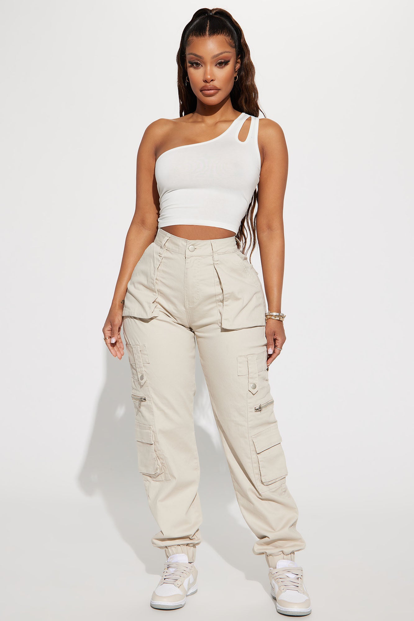 Cropped cargo joggers new arrivals