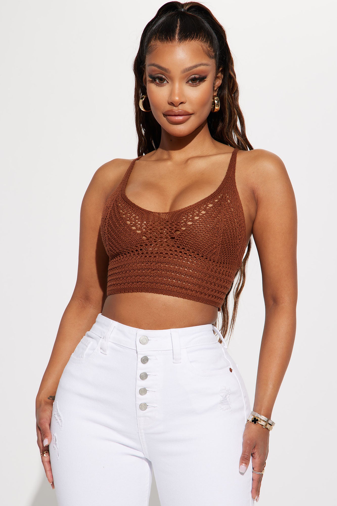 Fashion nova top cropped sweater