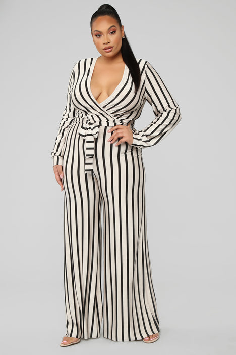 Striped 2025 pants romper