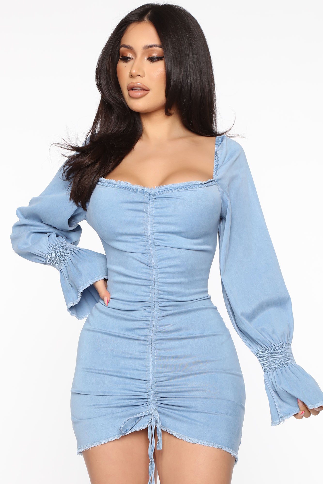 Fashion nova new arrivals jeans dress