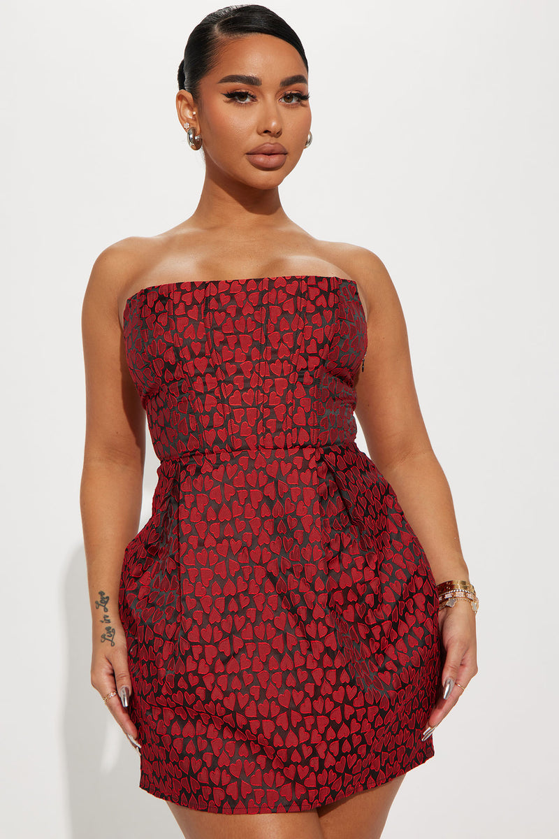 Special Love Mini Dress - Black/Red | Fashion Nova, Dresses | Fashion Nova