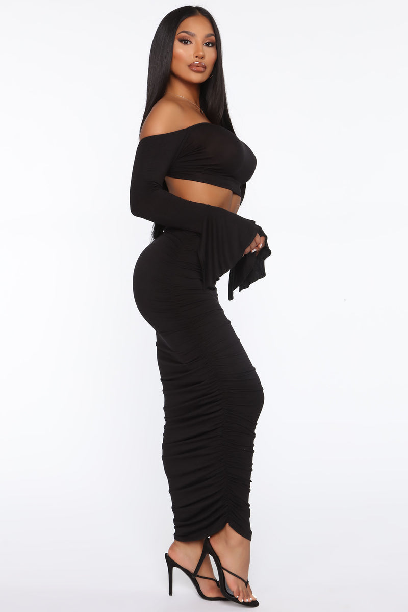 Tonight's Rhythm Skirt Set - Black | Fashion Nova, Matching Sets ...