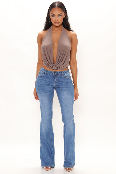 Fashion nova low rise jeans clearance