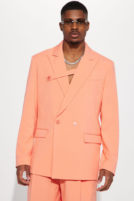 Coral suit deals jacket