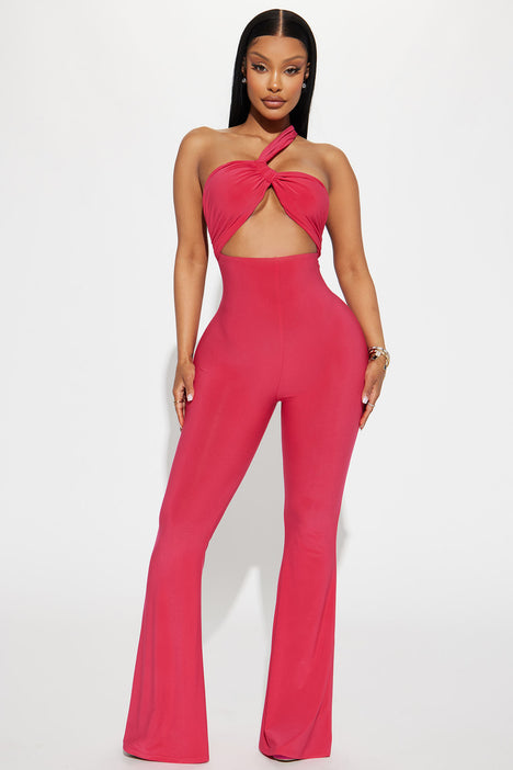 Jumpsuit fuchsia clearance