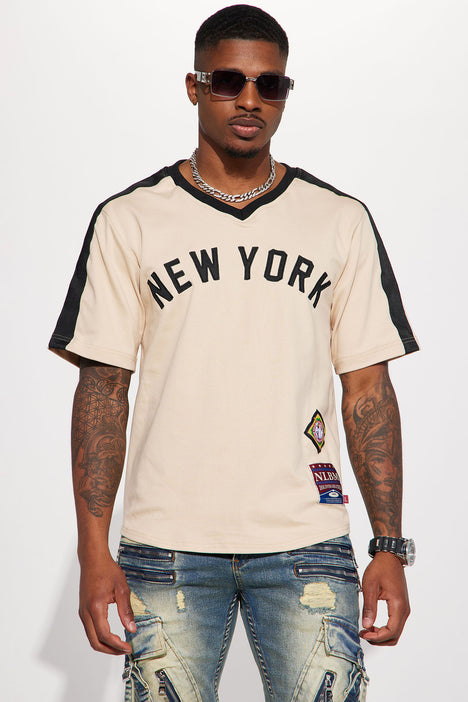 New York Black Yankees NLB Jersey, XL / Cream