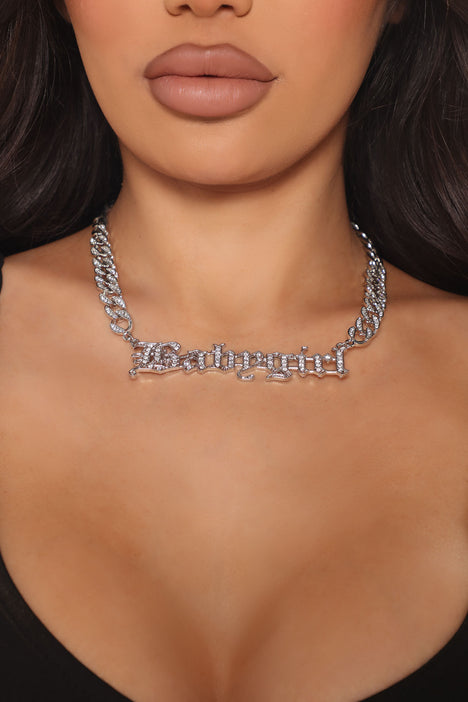 Be Your Babygirl Necklace Silver