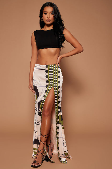 Satin skirt fashion sales nova